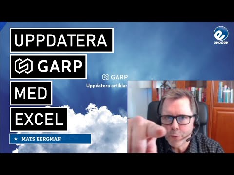 Excel2Garp - Uppdatera Garp Affärssystem från Excel