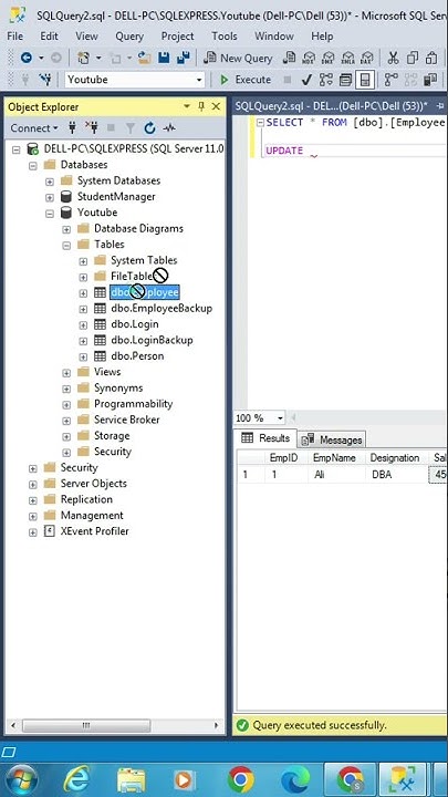 How to update a single column in SQL - YouTube