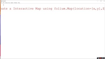 Creating Interactive Maps - Python