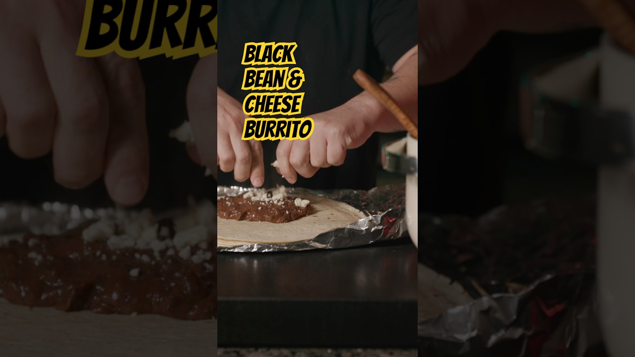 Black Bean and Cheese Burritos šÆ #beanandcheeseburrito #burrito