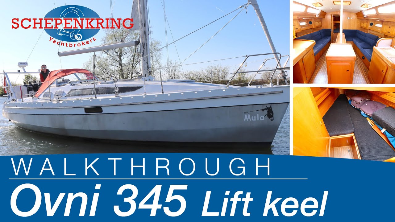 Ovni 345 Lift keel for sale | Yacht Walkthrough | @ Schepenkring Lelystad | 4K