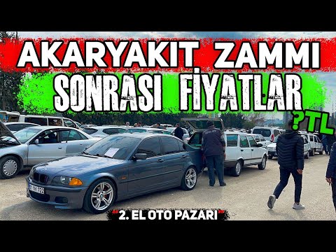 AKARYAKIT ZAMMI SONRASI FİYATLAR ! l 2.El Oto Pazarı l 2.El Araba Fiyatları