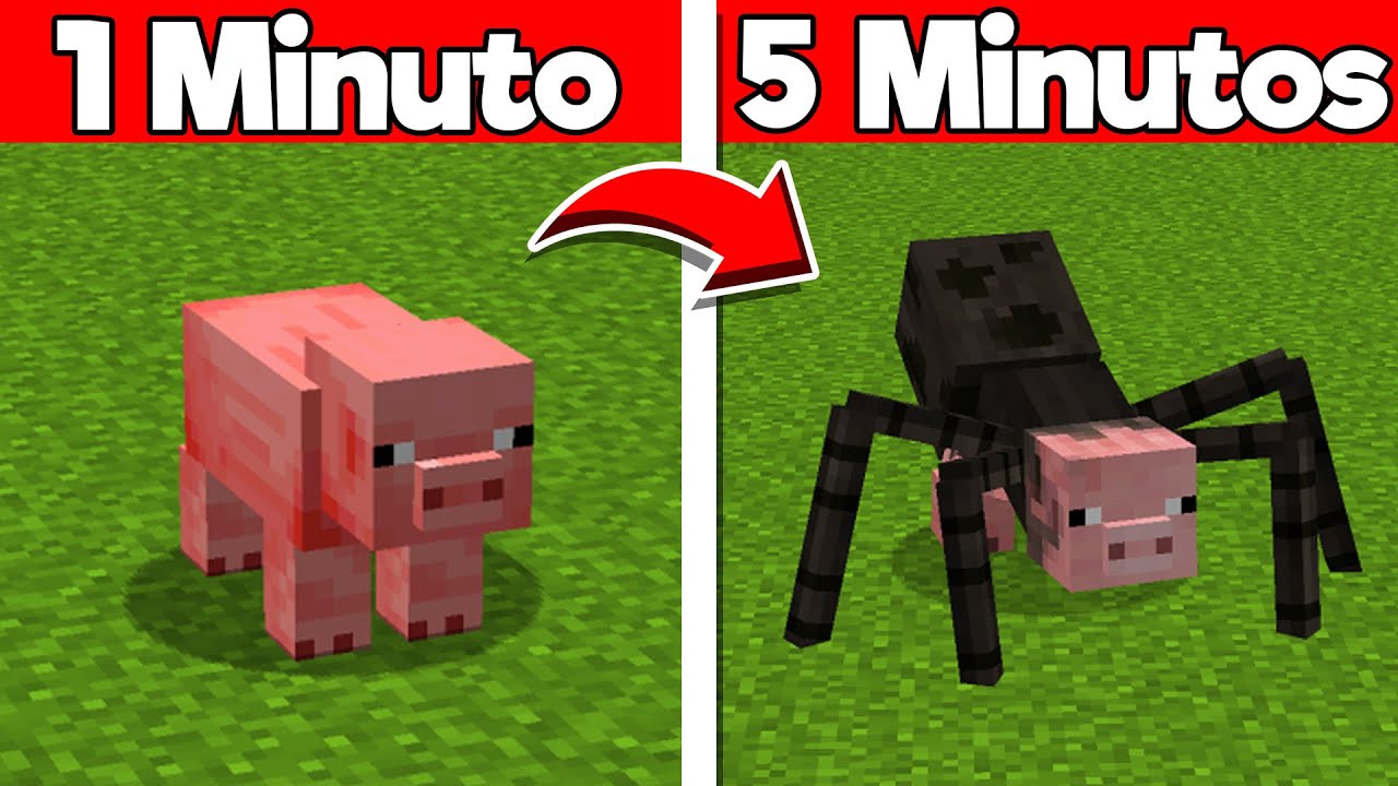 minecraft mas a cada minuto fica MAIS REALISTA ! 