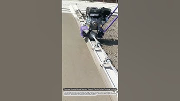 "Concrete Vibrating Screed Machine | Powerful Tool for Perfect Concrete Leveling".