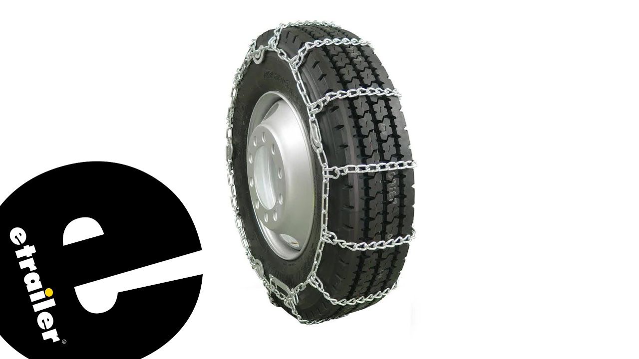 etrailer Glacier Twist Link Snow Tire Chains Review YouTube