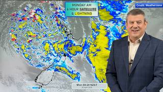 NZ: Heavy rain, gales, thunderstorms for some - but high pressure is tracking back this week