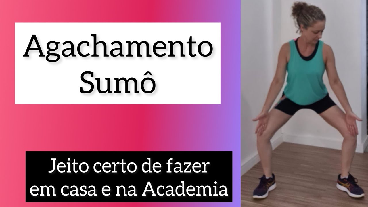 jeito certo de fazer agachamento sumô