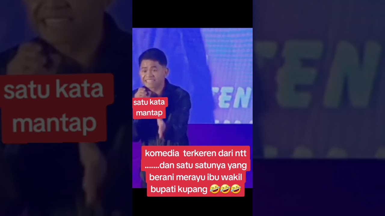 Memang tiada duanya komedian dari  ntt ini beraninya merayu ibu wakil bupati kupang 