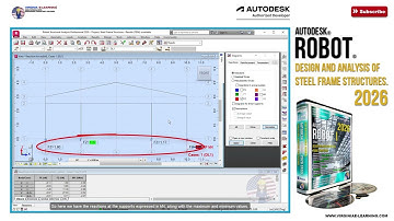 Autodesk Robot 2026 Tutorial | Steel I | Analysis of Result Diagrams