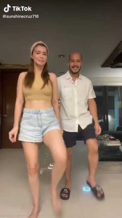 SUNSHINE CRUZ WITH MACKY CHACHASLIDE PINOY TIKTOK CHALLENGE