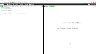 LaTeX Lesson 01 - Learning to use LaTeX with real time compilation LaTeX Lesson 01 - Learning to use LaTeX with real time compilation