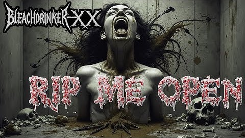 Bleachdrinker-XX - 9. Rip Me Open [Lyric Visualizer | Handwritten x AI-Generated]