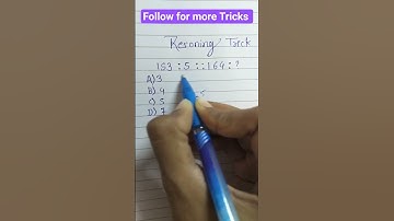 Reasoning tricks follow for more videos SSC CGL exam Govt Exam PYQ with trick and👍#maths #education