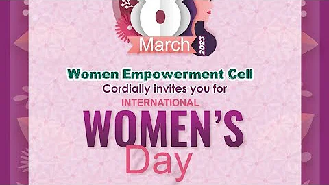 International Women's Day Celebration 2023 | KSR Women's College , Tiruchengode
