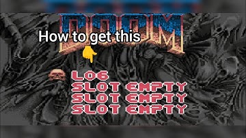 Doom save file fix/tutorial on GBA emulator (Pizza Boy A)