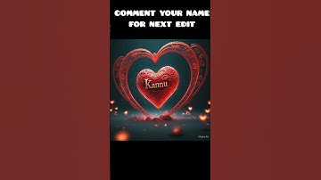Kannu Frame name editing||#ytshorts#imagecreation#meta#ai#frame#nameart