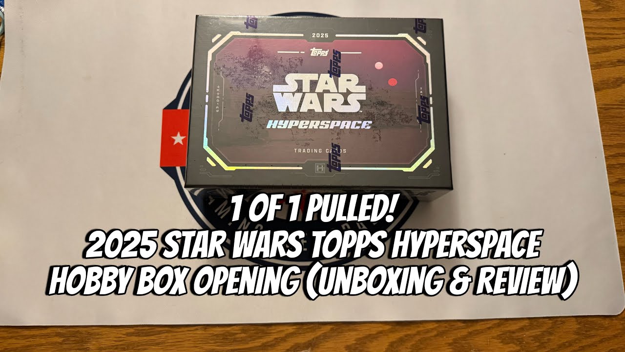 Выпал единственный экземпляр! Распаковка коллекционной коробки Star Wars Topps Hyperspace 2025 (р...