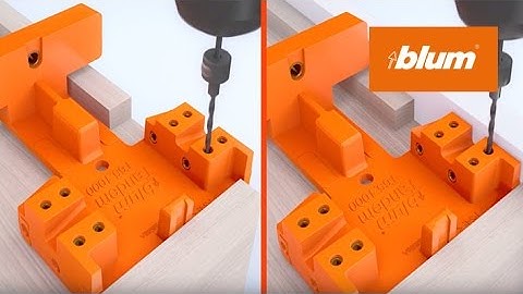Drilling template for TANDEM and MOVENTO | Blum