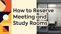 Video for Reserve A room hilliard library