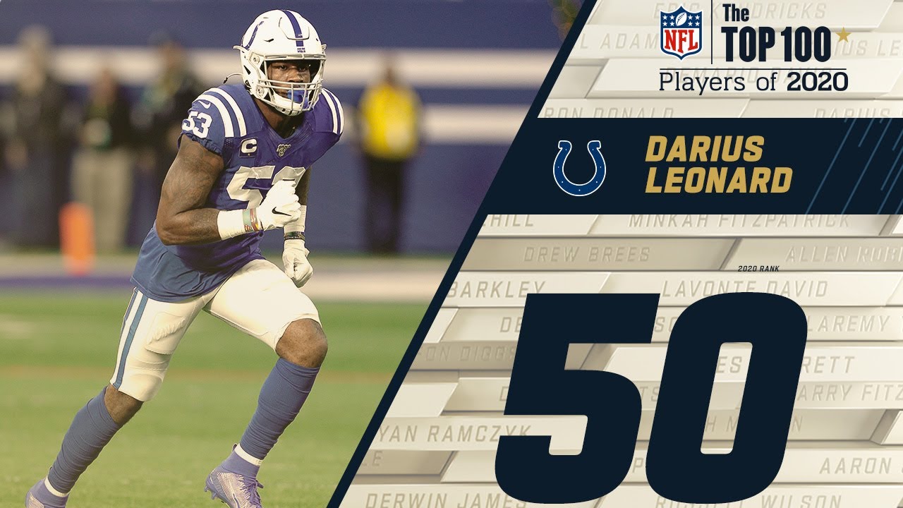 50 Darius Leonard (LB, Colts) Top 100 NFL Players of 2020 YouTube