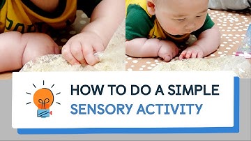 簡単な感覚アクティビティのやり方