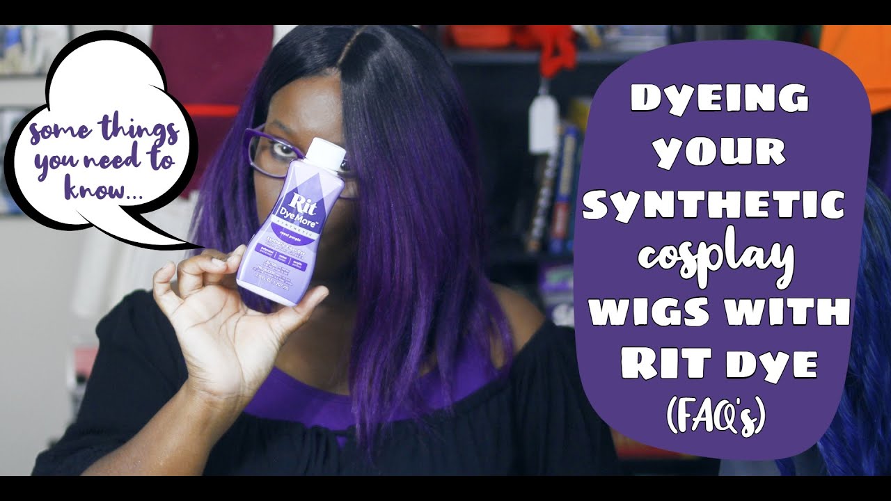 Dyeing Your Cosplay Wigs with RIT Dye-More Synthetic Dye