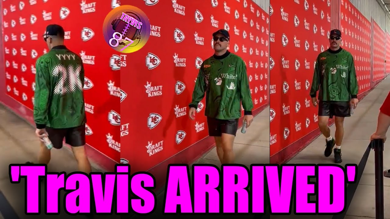 OMG Travis Kelce ARRIVED In ArrowHead In Y 2K Shirt For Chiefs Vs omg-travis-kelce-arrived-in-arrowhead-in-y-2k-shirt-for-chiefs-vs