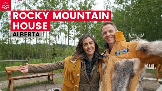 Alberta Travel Guide: Camping at ROCKY MOUNTAIN HOUSE National Historic Site (Canada)