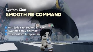 (FREE) Smooth re(refresh) Command System ROBLOX STUDIO #roblox