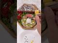 エンジンが掛からず何のキャラにするかノープランで作りはじめてこれになりました#キャラ弁 #キャラフード #お弁当 #bento #kyaraben #簡単キャラ弁 #ポチャッコ #pochacco