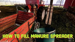 How to fill manure spreader? Farmer's Life. screenshot 5