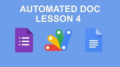 Automate order form using Google Docs with a Google Form