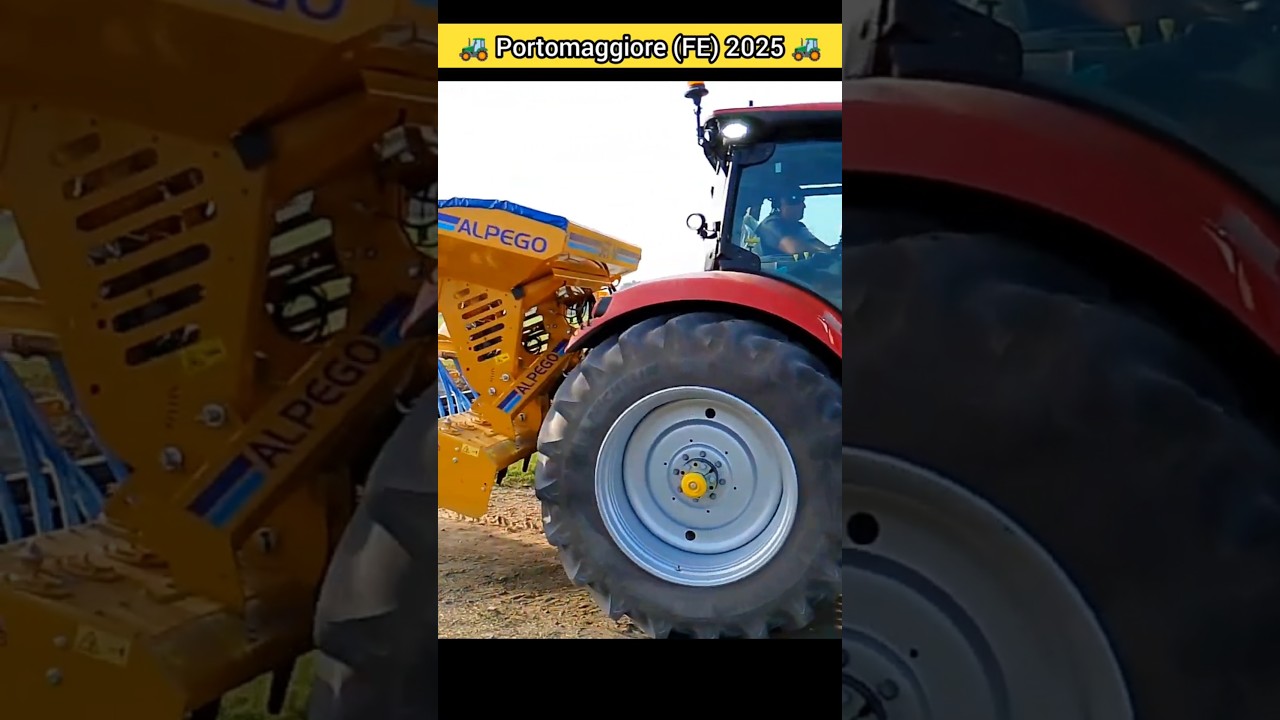 CASE IH Puma 175 - PORTOMAGGIORE 2025 - Corteo Trattori per Prove in Campo 