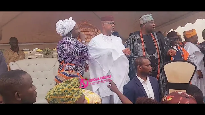 Ogun State Governor,Gov. Abiodun Adedapo endorsed Senator Adeola Solomon at Iganmode Day