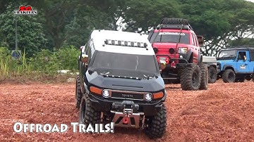 Scale Trucks 4x4 Offroad Adventures RC Toyota FJ Cruiser Land Rover Defender Jeep Wrangler RC4WD