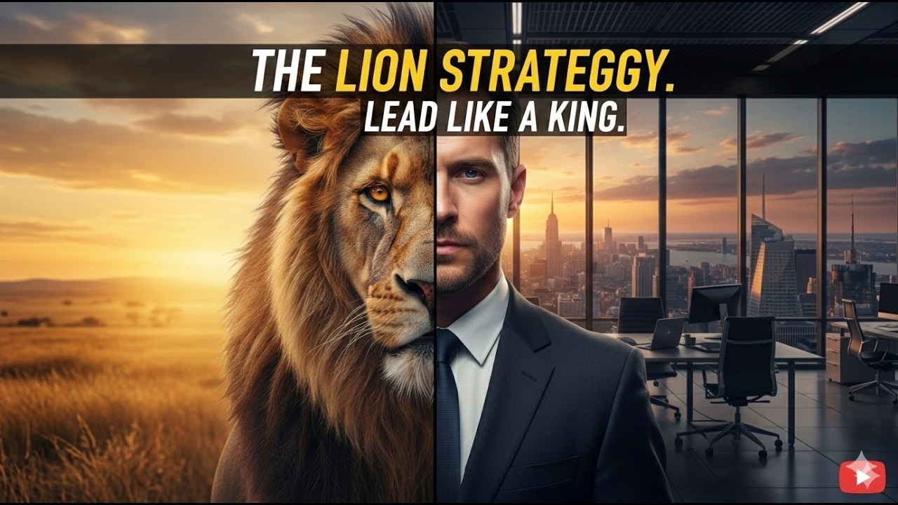 The Lion Mindset: 3 Leadership Lessons from the King of the Jungle 🦁💼