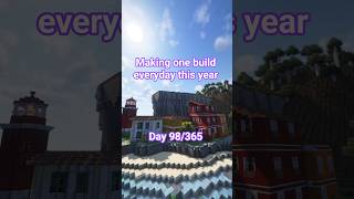 making one build everyday this year #minecraft #minecrafttutorial #minecraftbuilding #terraforming