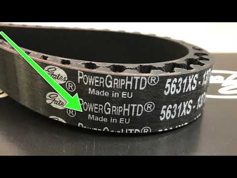 Gates K015631XS Комплект ременя ГРМ ВАЗ 2170-2172 1117-1119(1.4 16V) Granta(1.6 16V), видео 1