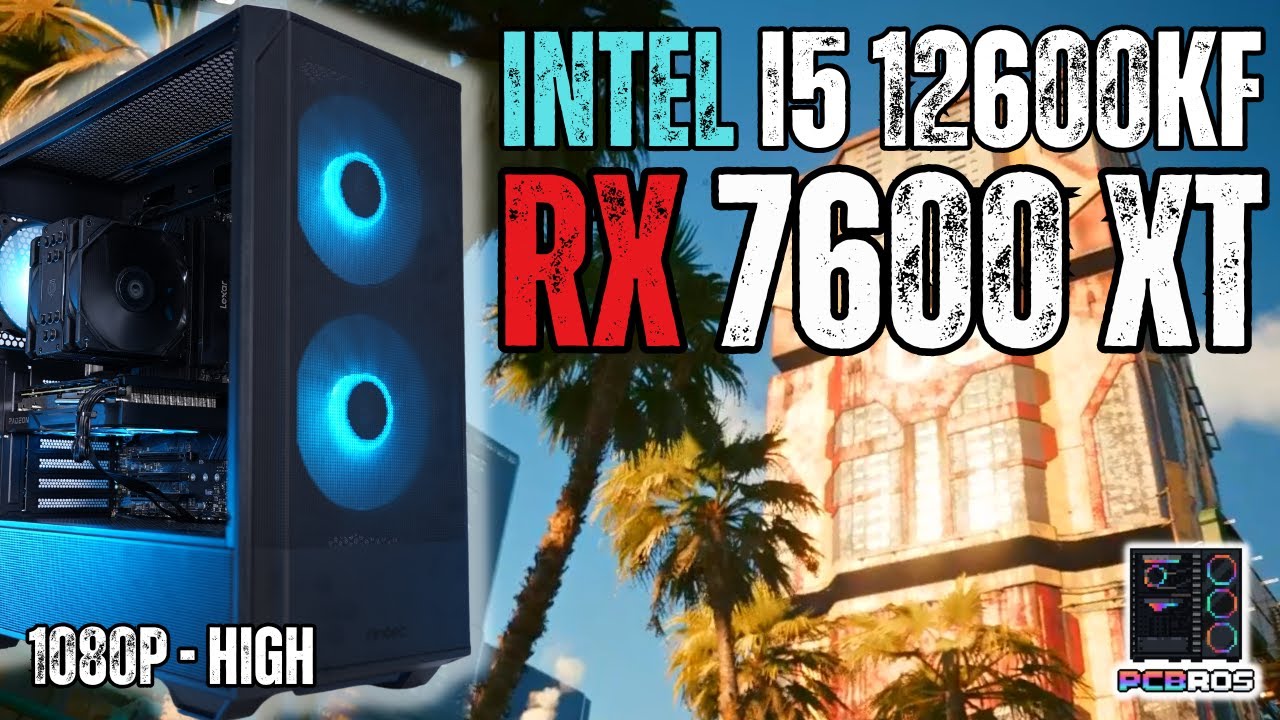 Intel i5 12600KF + RX 7600XT Benchmarks - YouTube