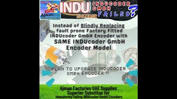 INDU Coder Service Troubleshooting Repair Replacement Equivalent Encoder AjmanFET Servorepair.ae