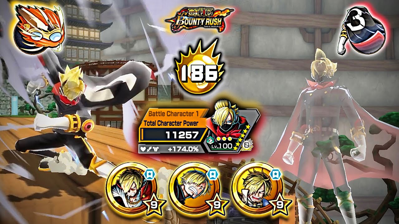 【Staying Invisible Makes OPBR Easier!!】Stealth Black Soba Mask with [Sanji Trio Medals] Showcase