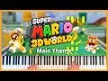 Main theme  super mario 3d world  piano cover  sheet music