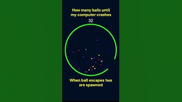 How many balls until my Computer crashes? #shorts #bouncyball #ballbounce #bounceball