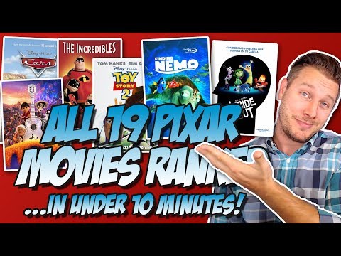 All 19 Pixar Movies Ranked From Worst to Best! (w/ Coco Movie Review)