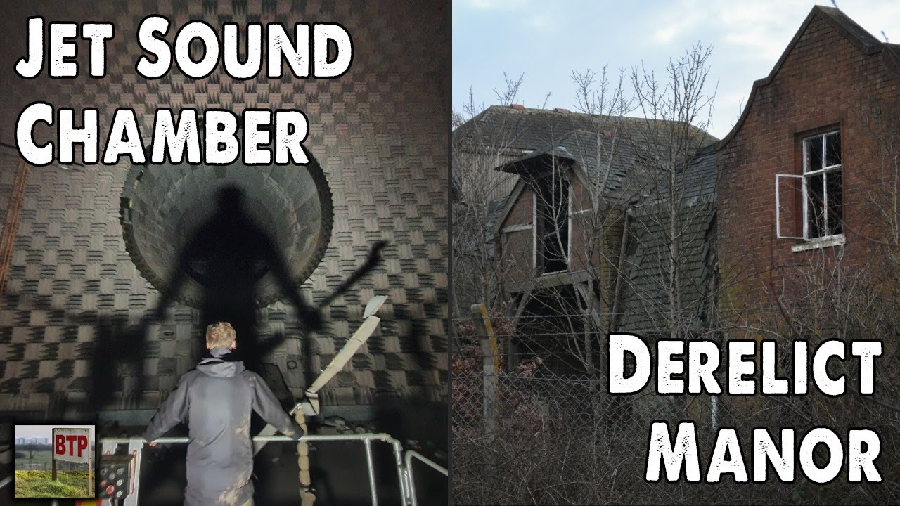 Infiltrating Pyestock's Huge Jet-Testing Chamber & Collapsing Minley Farmhouse - Hampshire Vlog