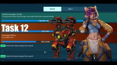 Newbie Scavenger Event Task 12 | War robots