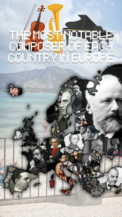 The most Notable Composers of each country in Europe | #subscribe #music #savemappercommunity