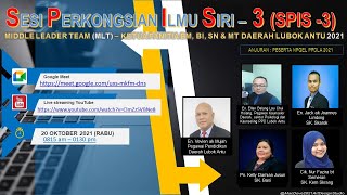 SESI PERKONGSIAN ILMU SIRI 3 : MLT - KETUA PANITIA BM, BI, SN & MT PPD LUBOK ANTU 2021