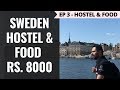 Episode 3 – Rs. 65,000 - Norway, Sweden & Denmark – Stockholm Hostel - Rs 6000, Supermarket and Food