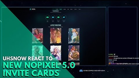uhsnow React to New Nopixel 5.0 Invite Cards | Nopixel